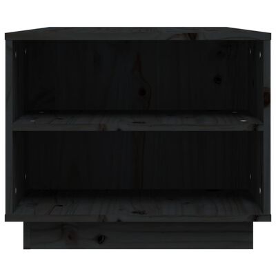 vidaXL kohvilaud, must, 90x49x40,5 cm, männipuit
