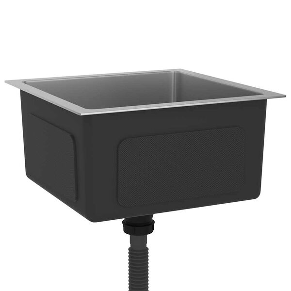 vidaXL käsitsi valmistatud köögivalamu, roostevabast terasest