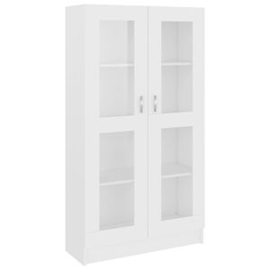 vidaXL vitriinkapp valge 82,5 x 30,5 x 150 cm tehispuit