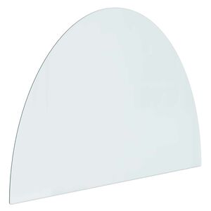 vidaXL Kaminaklaasi plaat L&auml;bipaistev 800 x 600 mm Klaas