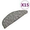 vidaXL trepivaibad 15 tk, antratsiithall, 56x17x3 cm
