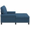 vidaXL Chaise Lounge padjaga Sinine 91 x 157 x 91 cm kangas