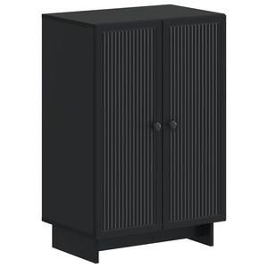 vidaXL Kinga kapp EDE 59,5 x 39,5 x 90 cm Tehispuit Must