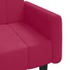 vidaXL 2-kohaline diivanvoodi, veinipunane, samet