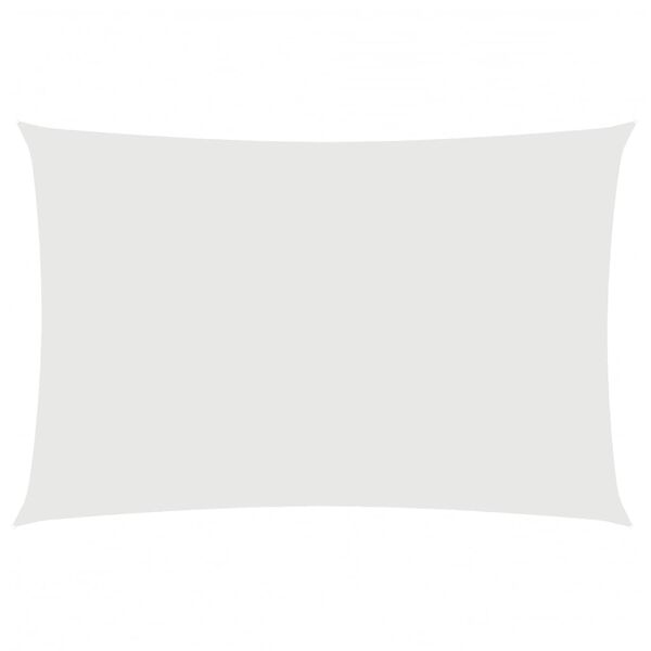 vidaXL oxford-kangast päikesepuri, ristkülikukujuline, 2 x 4 m, valge