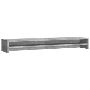 vidaXL monitorialus, betoonhall, 100 x 24 x 13 cm, tehispuit