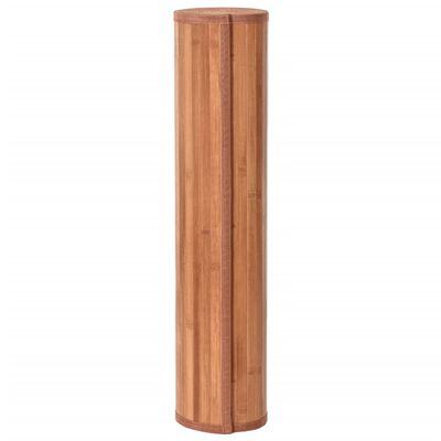 vidaXL vaip, ristkülikukujuline, pruun, 60 x 500 cm, bambus