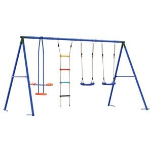 vidaXL V&auml;ljas Kiik Komplekt Mitmev&auml;rviline 330 x 185 x 185 cm
