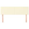 vidaXL voodipeatsid 2 tk, kreemjas, 72x5x78/88 cm, kangas