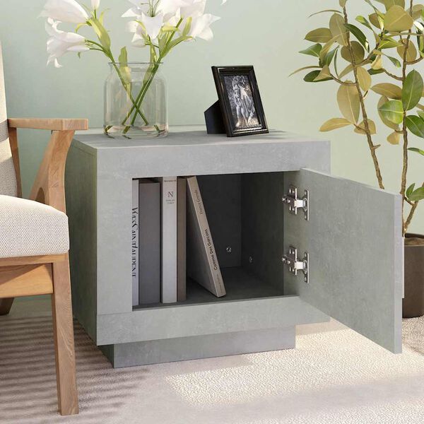 vidaXL kohvilaud, betoonhall, 51x50x45 cm, tehispuit