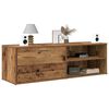 vidaXL telerikapp Old Wood 120x34x37 cm Engineered Wood