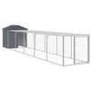 vidaXL kanapuur aedikuga, antratsiithall, 117x609x123 cm, teras