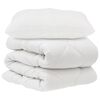 vidaXL Teki komplekt padjaga 2 pcs Valge Mikrofiiber
