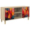 vidaXL Telerikapp HEESCH 102 x 33 x 50 cm Sonoma Tehispuit