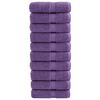 vidaXL premium-klassi pesur&auml;tikud SOLUND 10 tk lillad 30 x 30 cm 600 g/m&sup2;