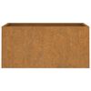vidaXL taimekast, 62x30x29 cm, Corten teras