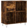 vidaXL plaadikapp, suitsutatud tamm, 84,5 x 38 x 89 cm, tehispuit