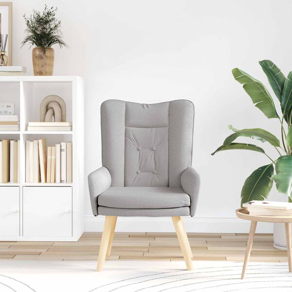 vidaXL Tugitool Pilvine hall 63 x 67 x 94 cm Sherpa Kangas