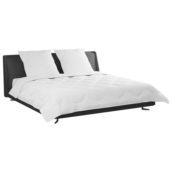 vidaXL Suletekk padjaga 3 pcs Valge Mikrofiiber