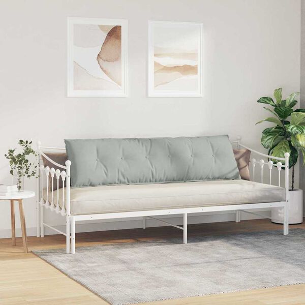 vidaXL Seljatugi padi Helehall 180 x 50 cm Korter kangas