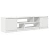 vidaXL telerikapp Valge 188,5x41x50 cm Engineered Wood
