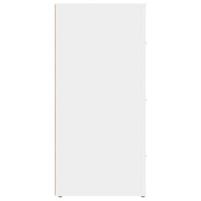 vidaXL puhvetkapp, valge, 40 x 33 x 70 cm, tehispuit