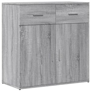 vidaXL puhvetkapp, hall Sonoma tamm, 79x38x80 cm, tehispuit