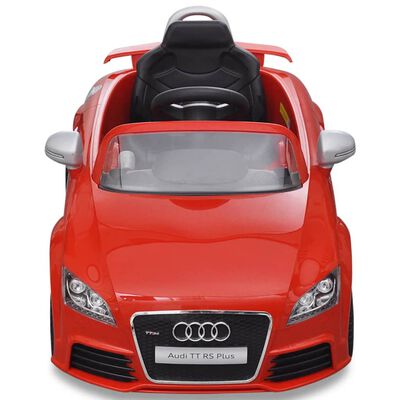 Punane Audi TT RS pealeistutav auto lastele puldiga
