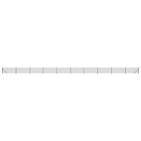 vidaXL traataed &auml;&auml;rikuga, roheline, 0,8 x 25 m