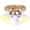 vidaXL t&ouml;&ouml;stuslik laelamp 25 W valge 42 x 27 cm E27