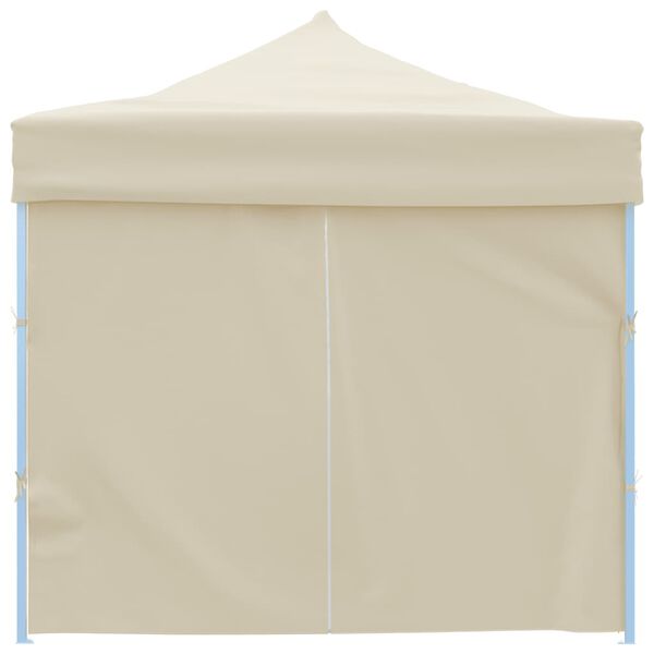 vidaXL kokkupandav pop-up peotelk 8 k&uuml;lgseinaga, 870x291x315 cm, kreemjas
