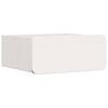 vidaXL Öökapp sahtliga Valge 39 x 34 x 16,5 cm Männipuit