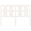 vidaXL voodipeats, valge, 125,5 x 4 x 100 cm, männipuit