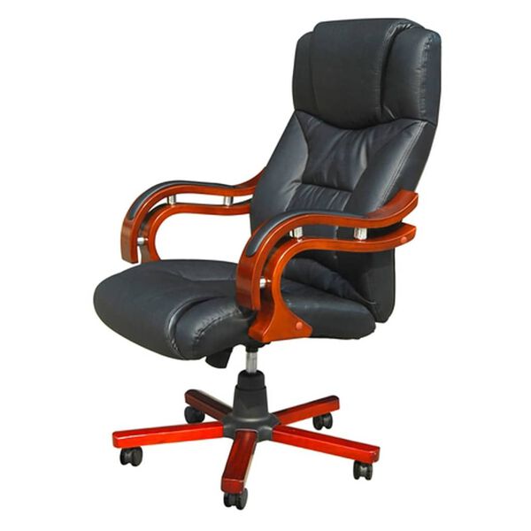 Luksuslik nahast must kontoritool