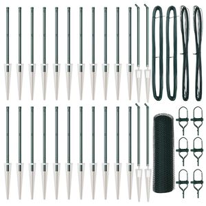 vidaXL Aiapost Roheline