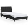 vidaXL voodiraam ilma madratsita Hanko Must 100x200 cm samet