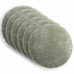 vidaXL Diivanipadi 6 pcs HEERLEN Roheline &Oslash; 50 cm &Scaron;en&uuml;&uuml;lfabric