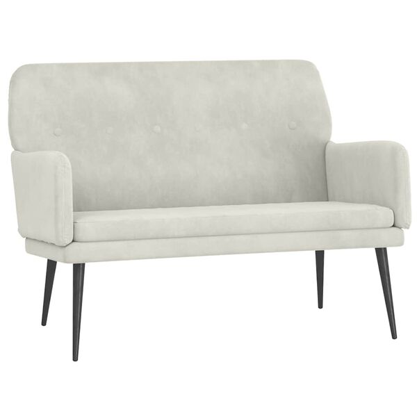 vidaXL pink, kreemjas, 108 x 79 x 79 cm, samet