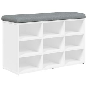 vidaXL kingapink, valge, 82 x 32 x 50 cm, t&ouml;&ouml;deldud puit