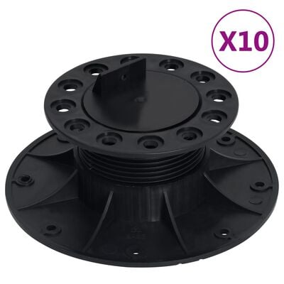 vidaXL reguleeritavad jalad põrandaplaatidele, 10 tk, 60-88 mm