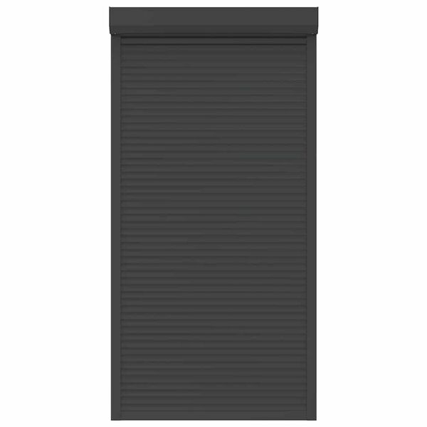 vidaXL fassaadiruloo alumiinium 110 x 220 cm, antratsiit