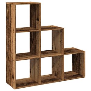 vidaXL ruumijagaja 3 korrust, vana puit, 99x29x99 cm, tehispuit