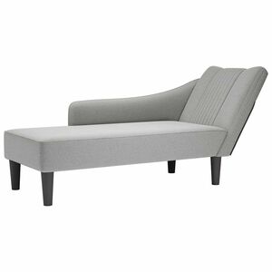 vidaXL Chaise Lounge parema k&auml;etoe pilvehalli kangaga