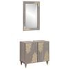 vidaXL Vannitoa kapikomplekt 2 tk Hall 62 x 33 x 58 cm Tugev mango puu