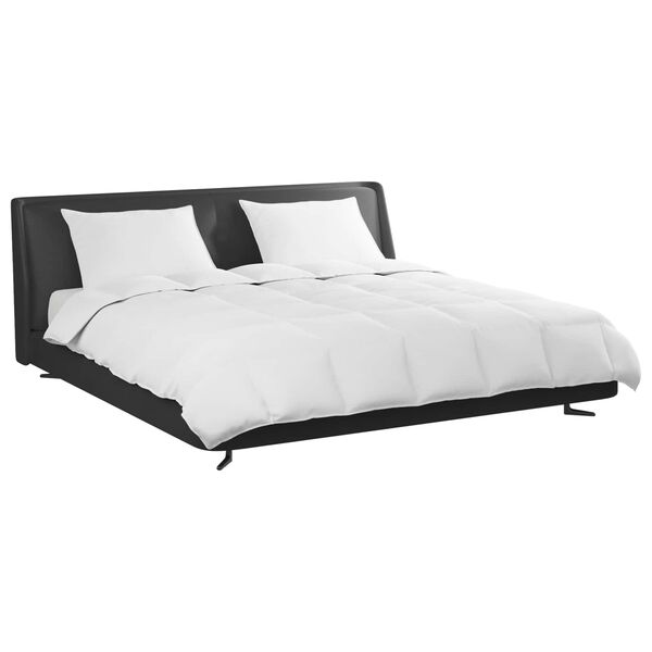 vidaXL Teki komplekt padjaga 3 pcs Valge Down Feather