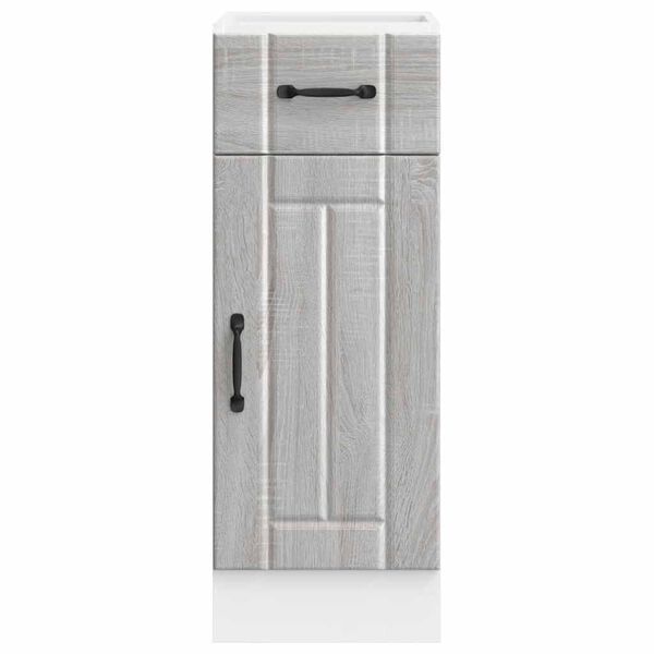 vidaXL k&ouml;&ouml;gi aluskapp Lucca, hall sonoma tamm, tehispuit