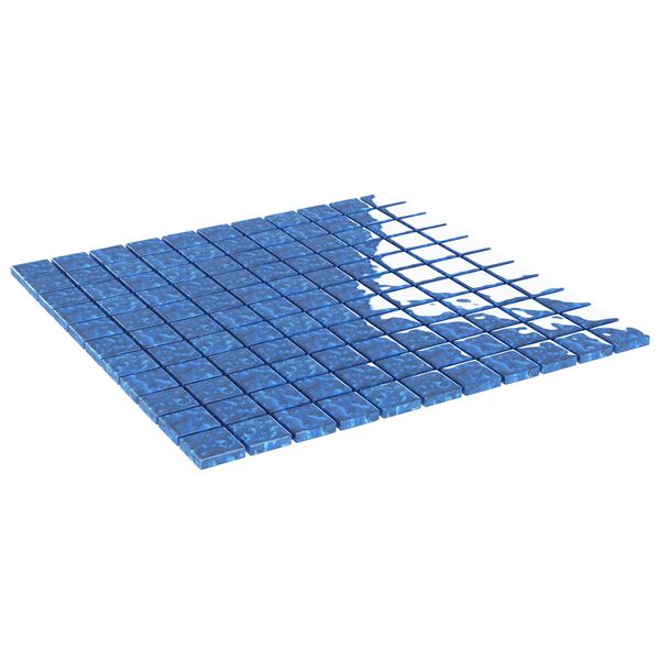 vidaXL Mosaiik Plaat 11 pcs Sinine 50 x 50 cm Klaas
