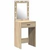 vidaXL Riietumislaud sahtliga Sonoma tamm 50 x 41 x 135 cm Tehispuit