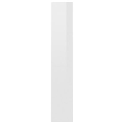 vidaXL 4-korruseline raamaturiiul valge 60x24x142 cm tehispuit