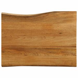 vidaXL lauaplaat, 90 x 60 x 2,5 cm, naturaalsete servadega, mangopuit